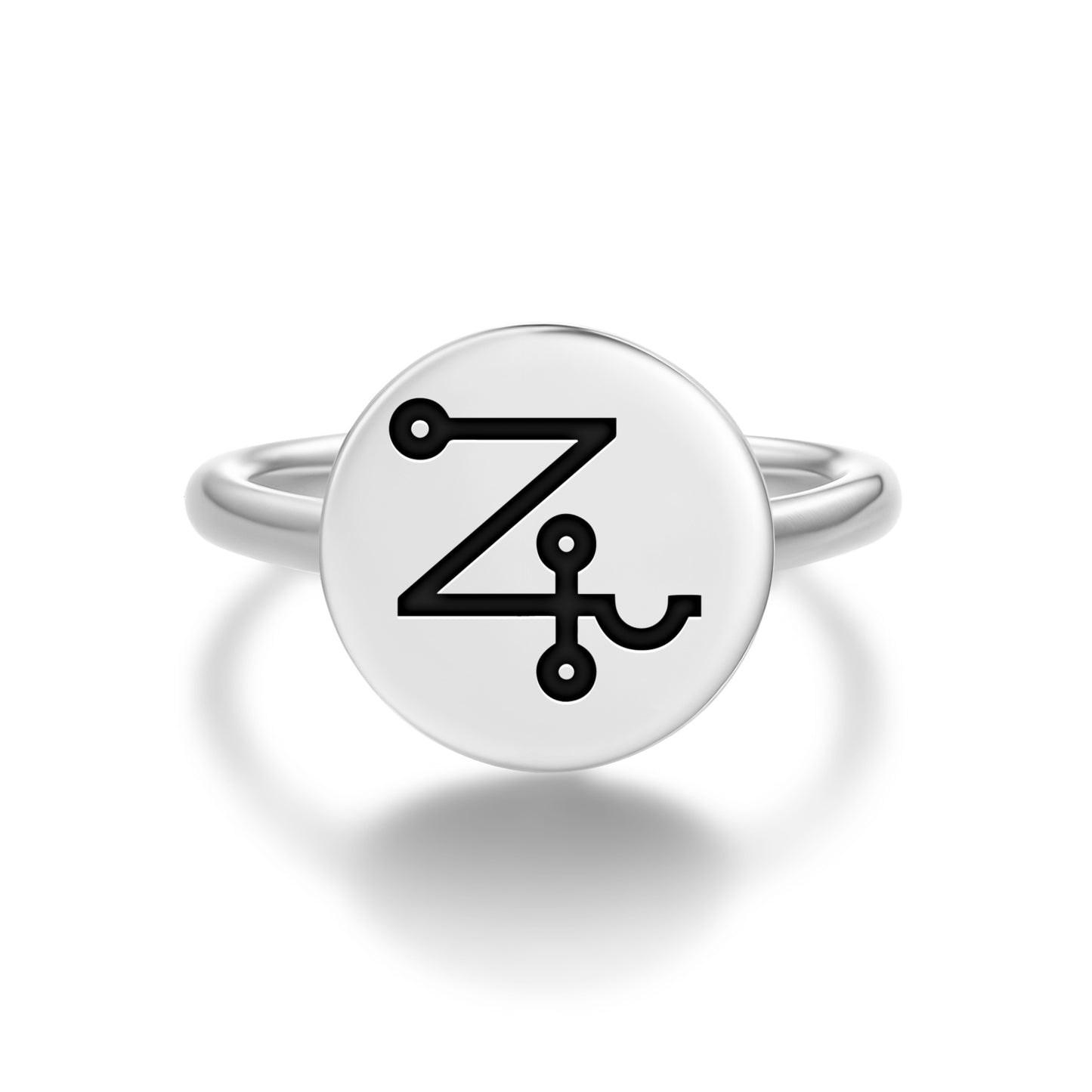LEUVIAH Angels Symbols Adjustable Open Ring