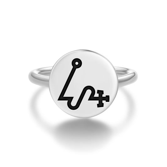 LAUVIAH Angels Symbols Adjustable Open Ring