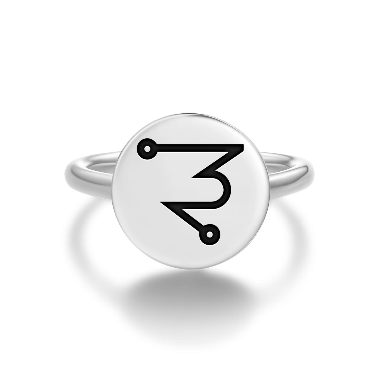 SITAEL Angels Symbols Adjustable Open Ring