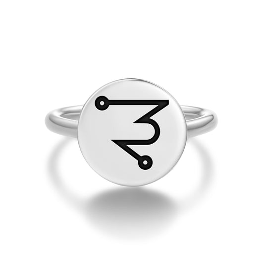 SITAEL Angels Symbols Adjustable Open Ring