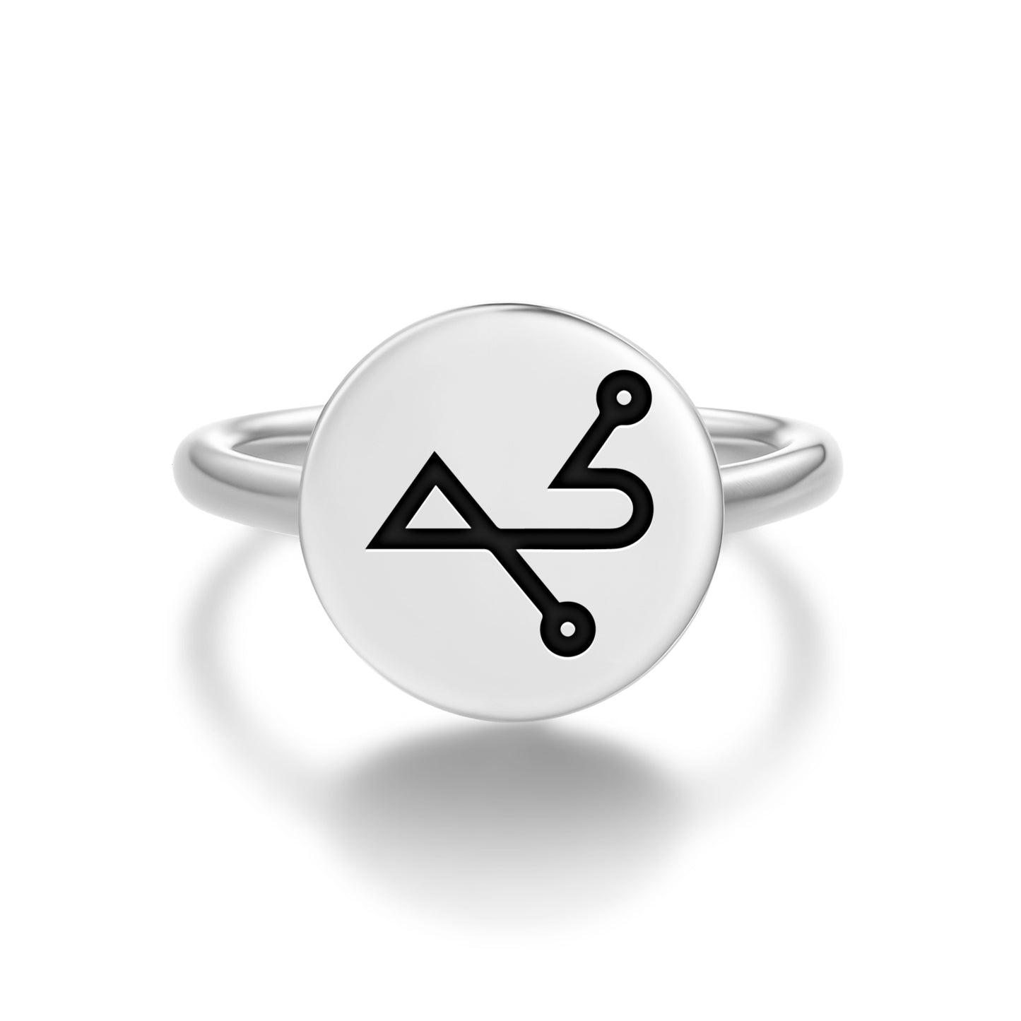 ELEMIAH Angels Symbols Adjustable Open Ring