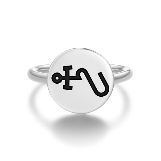 VEUIAH Angels Symbols Adjustable Open Ring