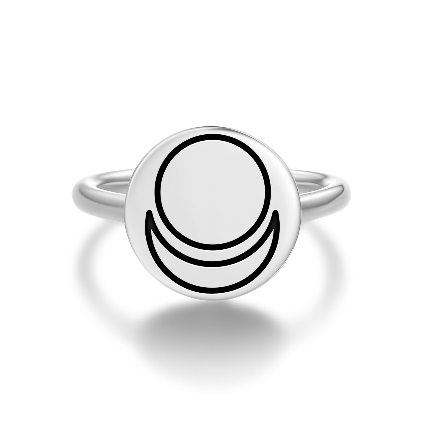 The sign of Allat Templar Symbols Adjustable Open Ring