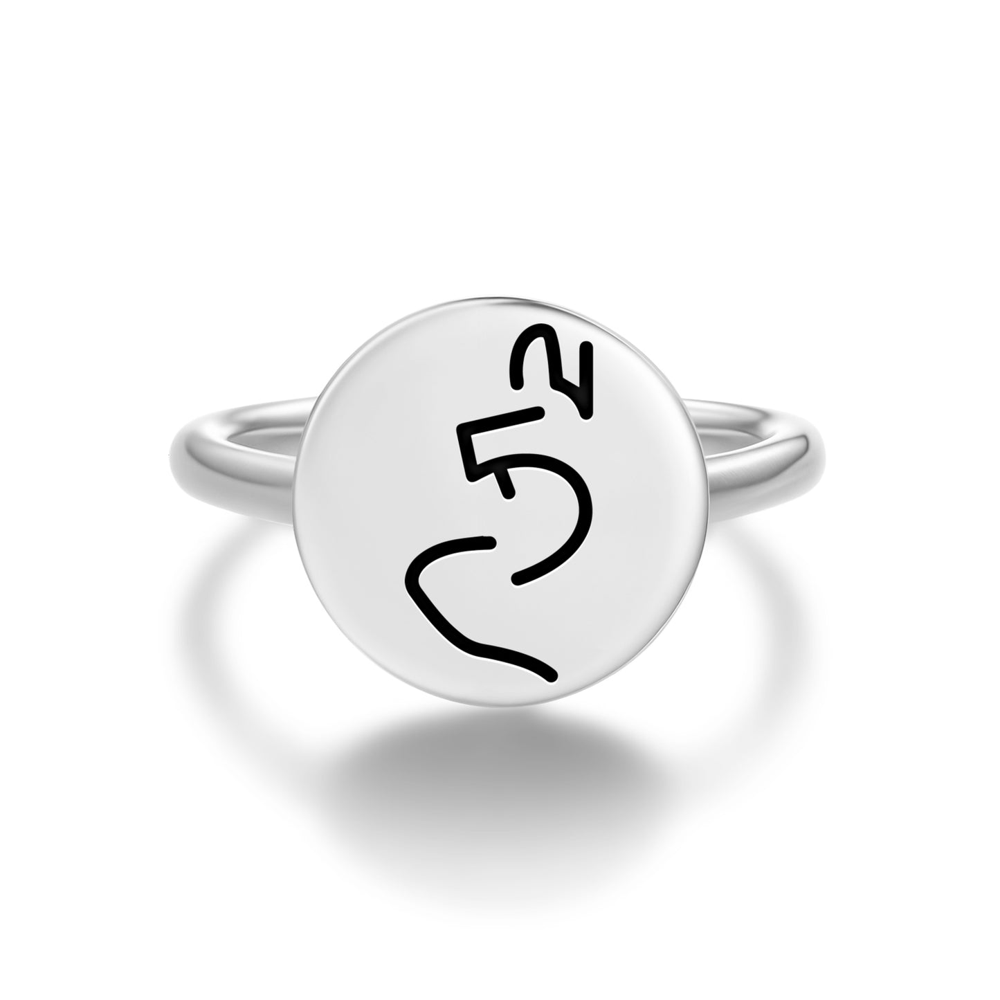 TSE NE DONG Reiki Symbols Adjustable Open Ring