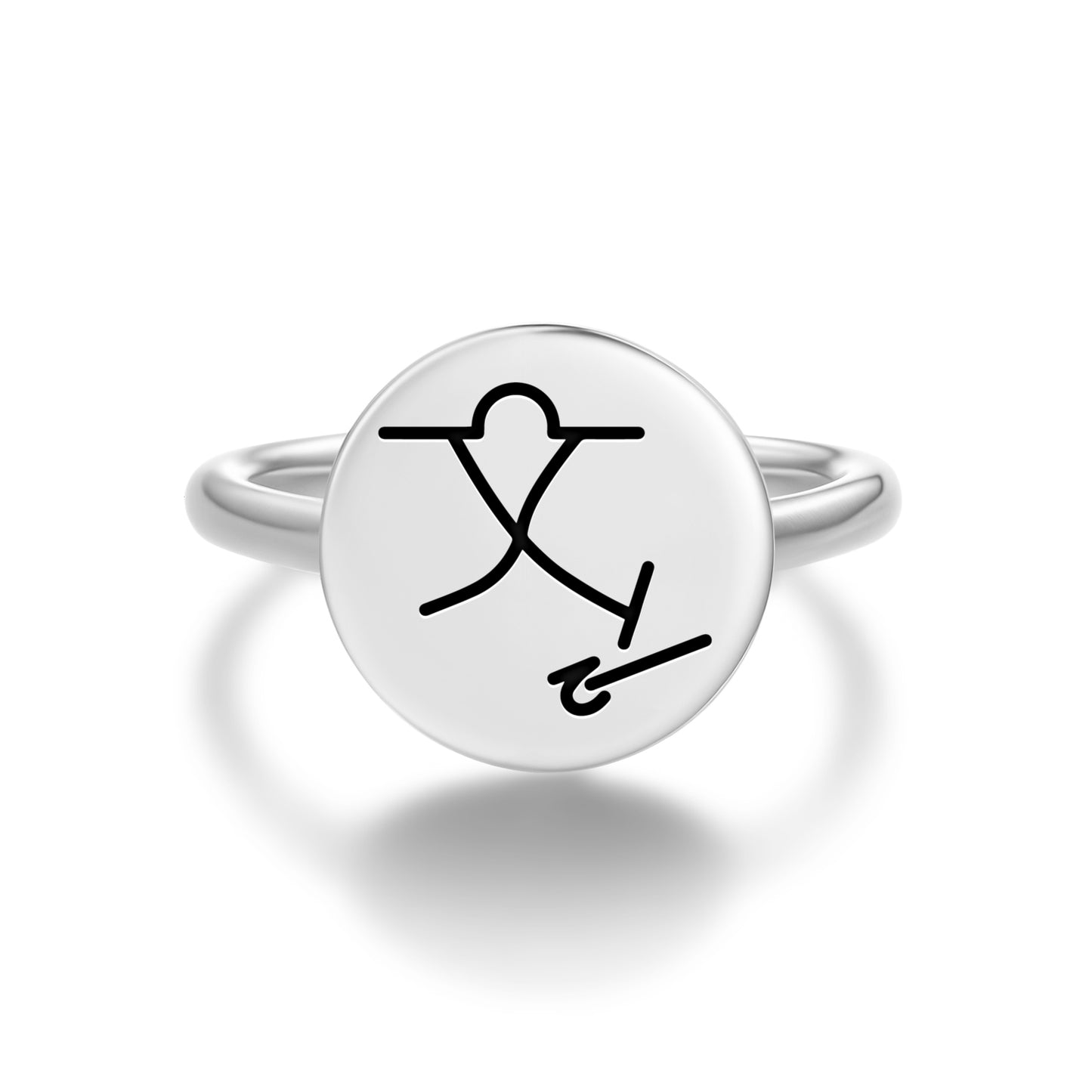 KI YIN CHI Reiki Symbols Adjustable Open Ring