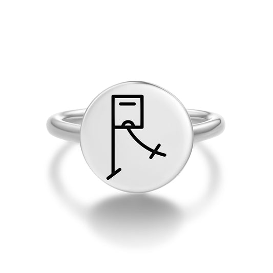 CHI HAI Reiki Symbols Adjustable Open Ring