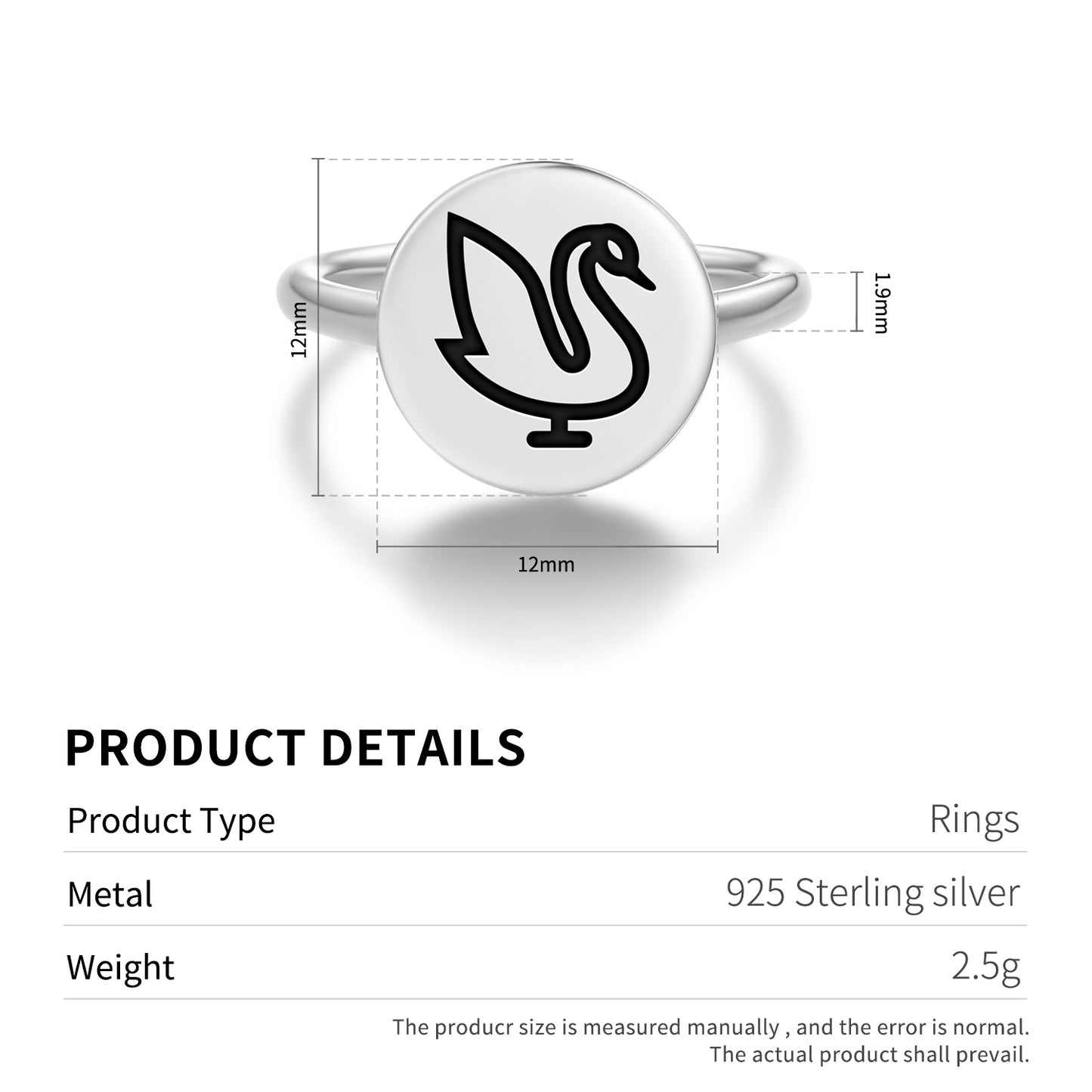 Hansa Hindu Symbols Adjustable Open Ring
