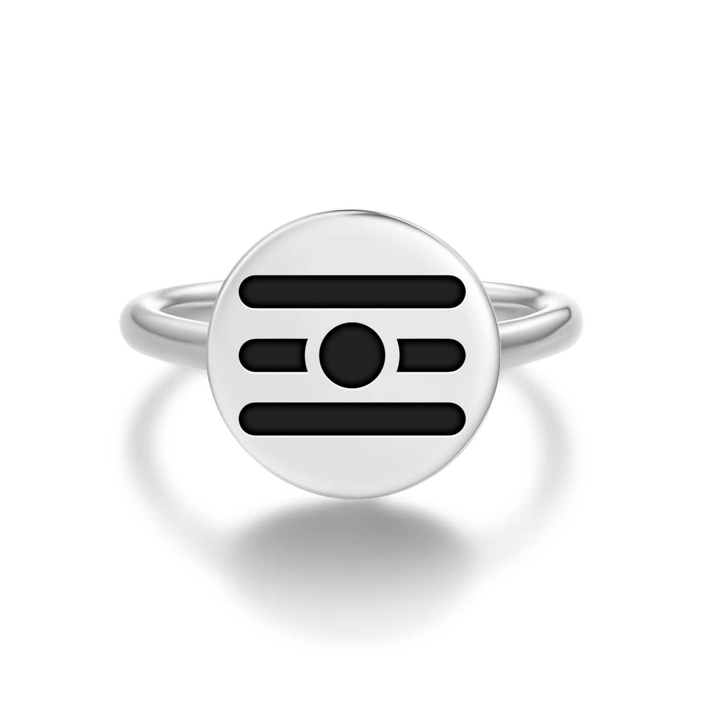 Tripundra Three Stripe Hindu Symbols Adjustable Open Ring
