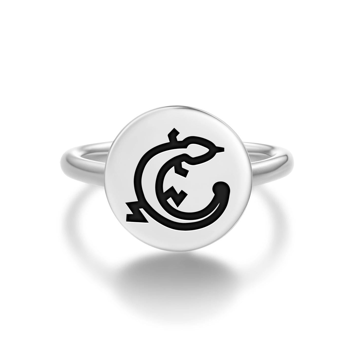 LIZARD Animal Symbols Adjustable Open Ring