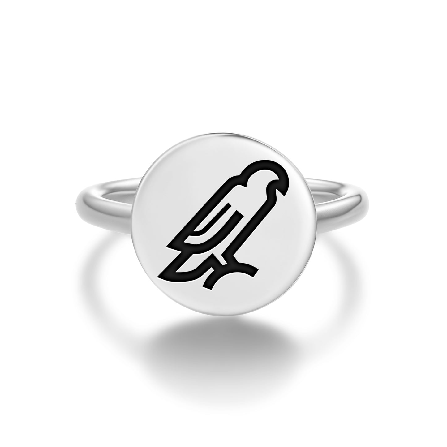 HAWK Animal Symbols Adjustable Open Ring