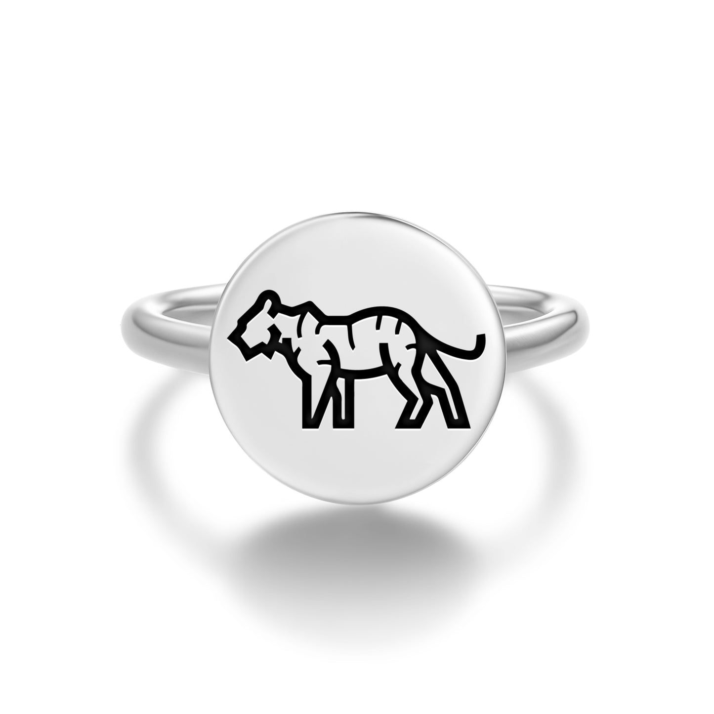 TIGER Animal Symbols Adjustable Open Ring