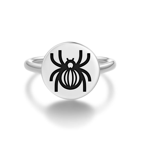 SPIDER Animal Symbols Adjustable Open Ring
