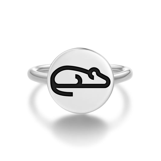 MOUSE Animal Symbols Adjustable Open Ring