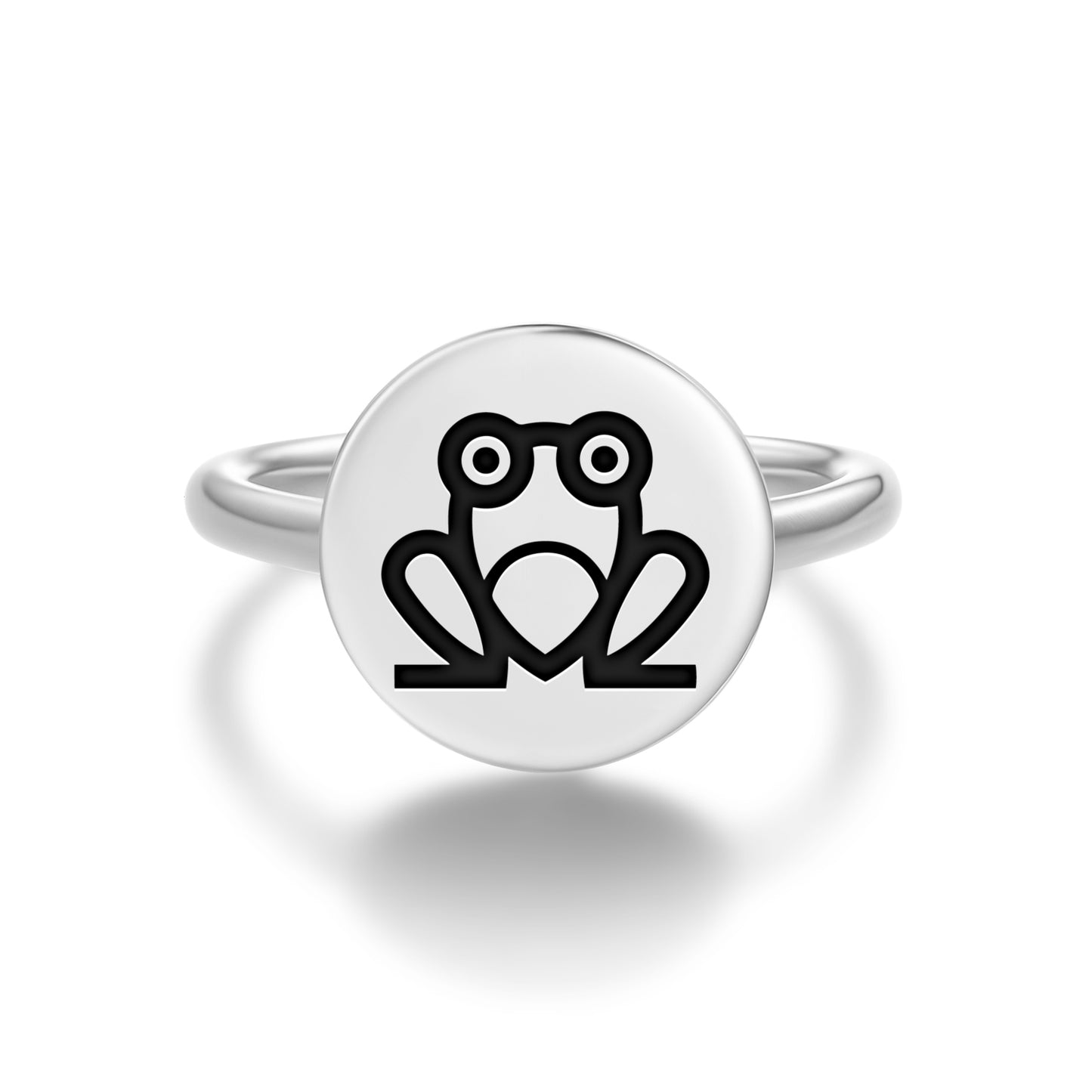 FROG Animal Symbols Adjustable Open Ring