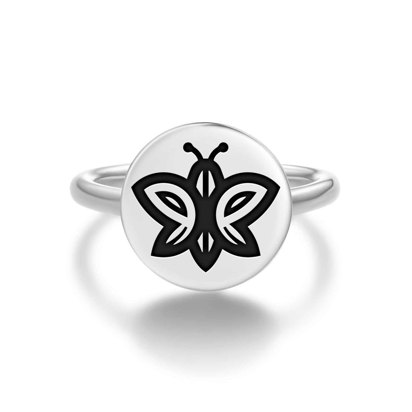 BUTTERFLY Animal Symbols Adjustable Open Ring