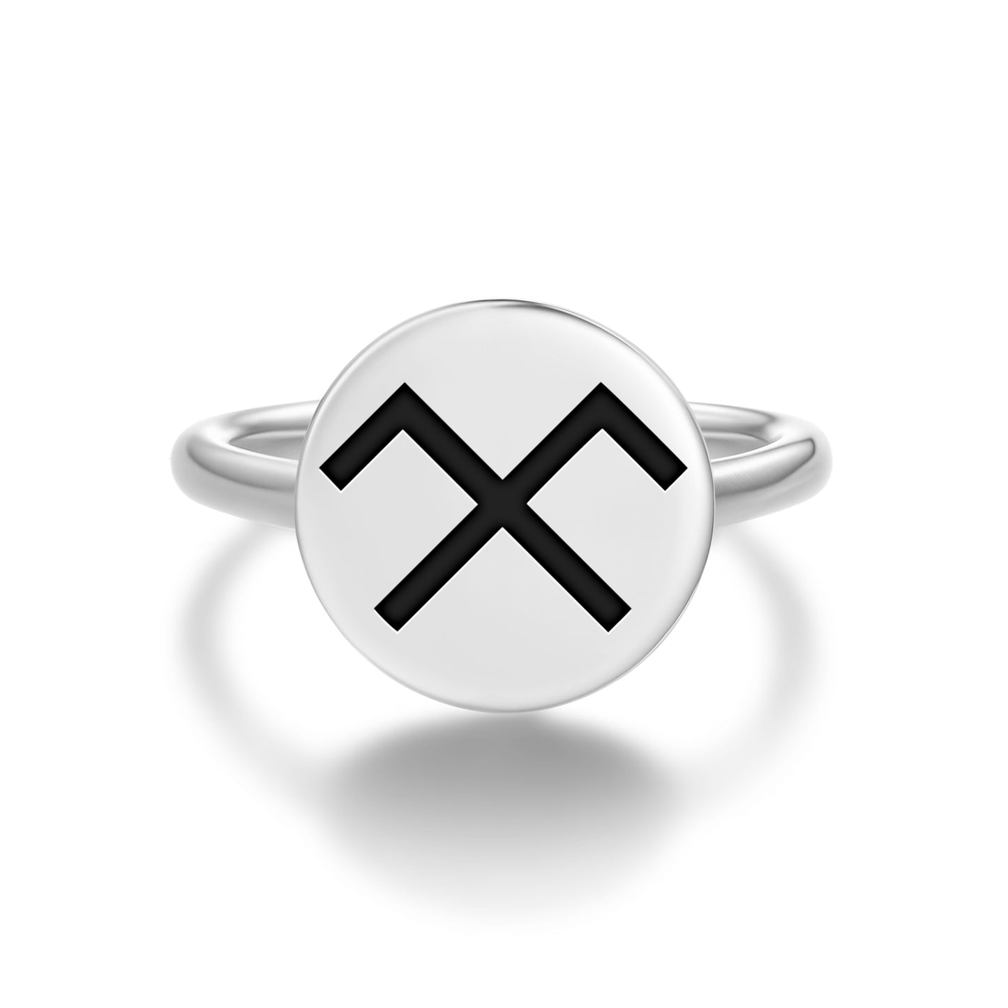 Jumis Latvian Symbols Adjustable Open Ring
