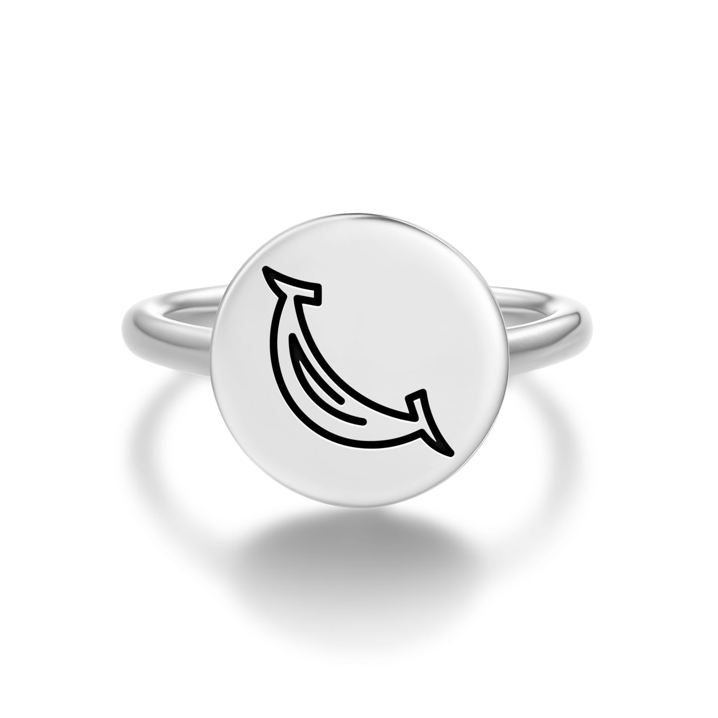 Reimiro Easter Island Rapa Nui Symbols Adjustable Open Ring