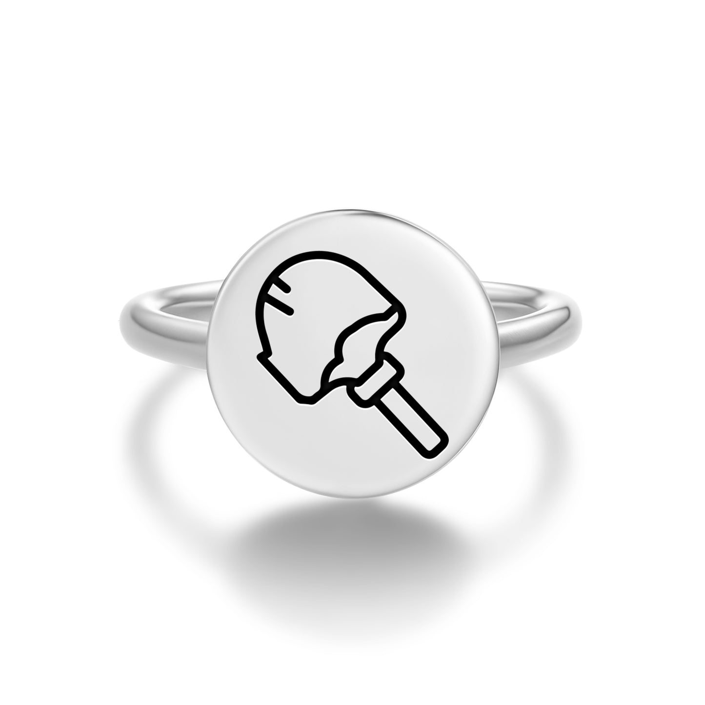 Mata'a Easter Island Rapa Nui Symbols Adjustable Open Ring