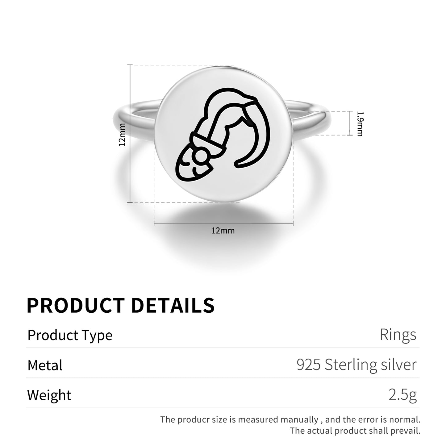 Moai moko Easter Island Rapa Nui Symbols Adjustable Open Ring