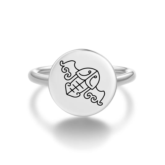 Feng Shui Bat Feng shui Symbols Adjustable Open Ring