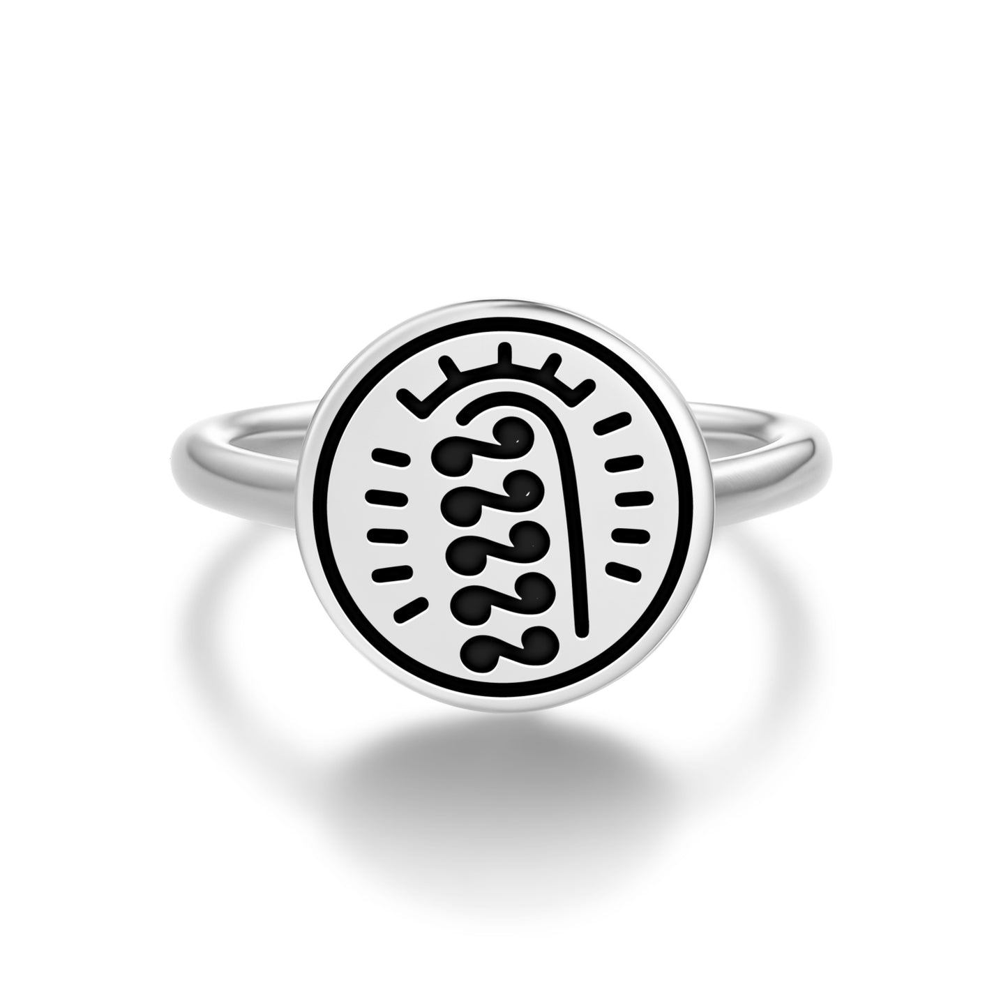 Cancer Seal Anthroposophy Symbols Adjustable Open Ring