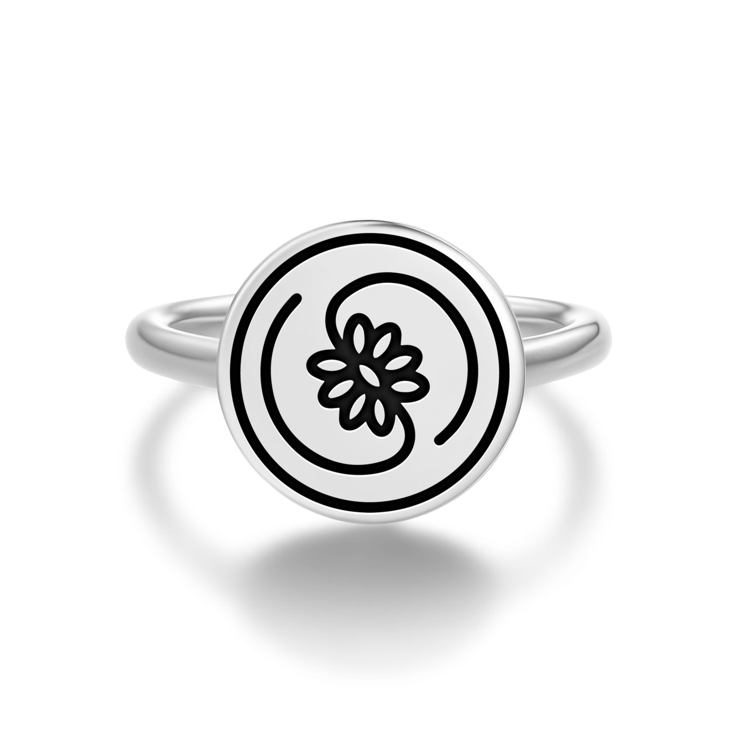 Taurus Seal Anthroposophy Symbols Adjustable Open Ring