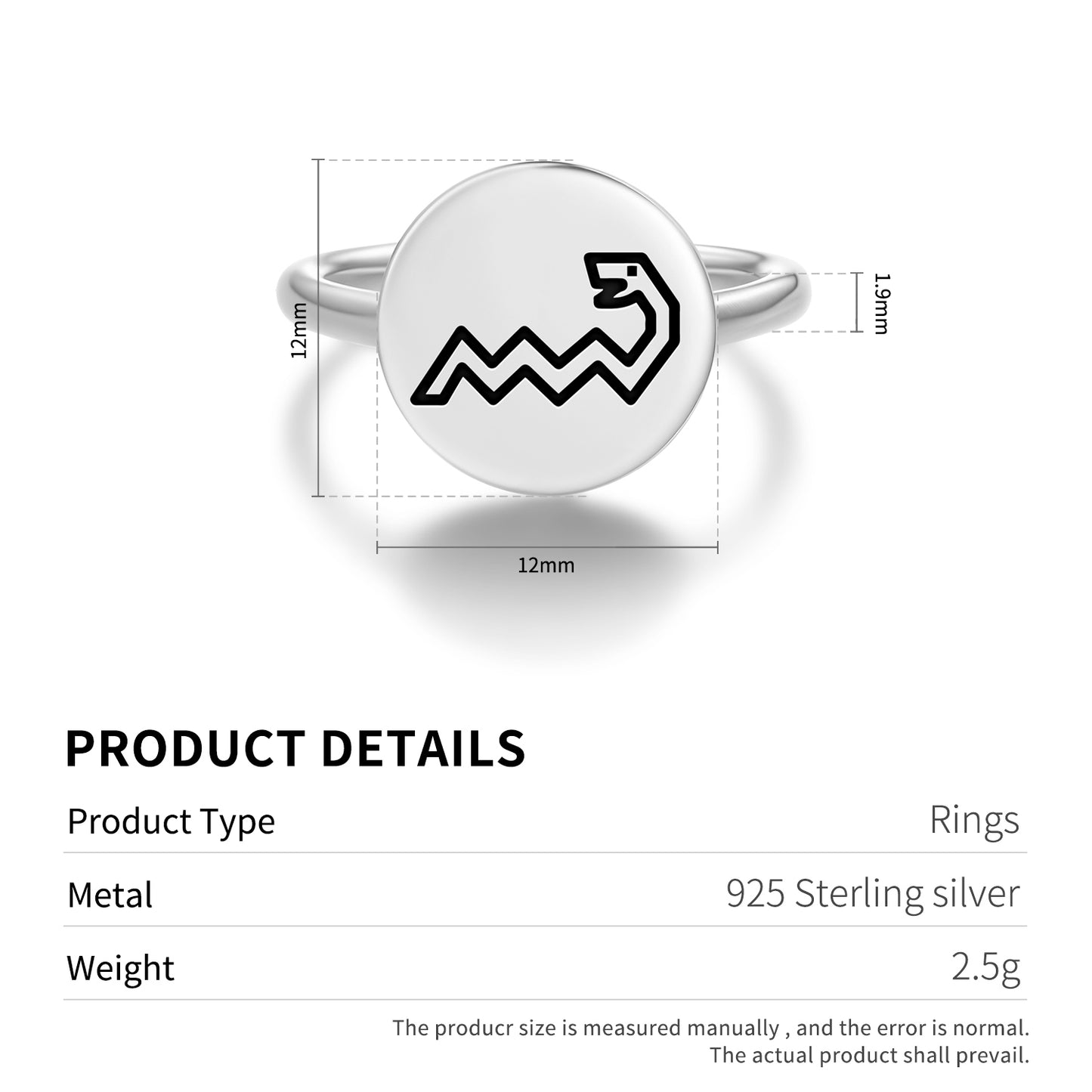 Yilan – Snake Turkish Symbols Adjustable Open Ring