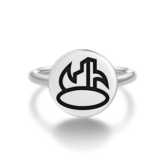 Pagya Adinkra Symbols Adjustable Open Ring