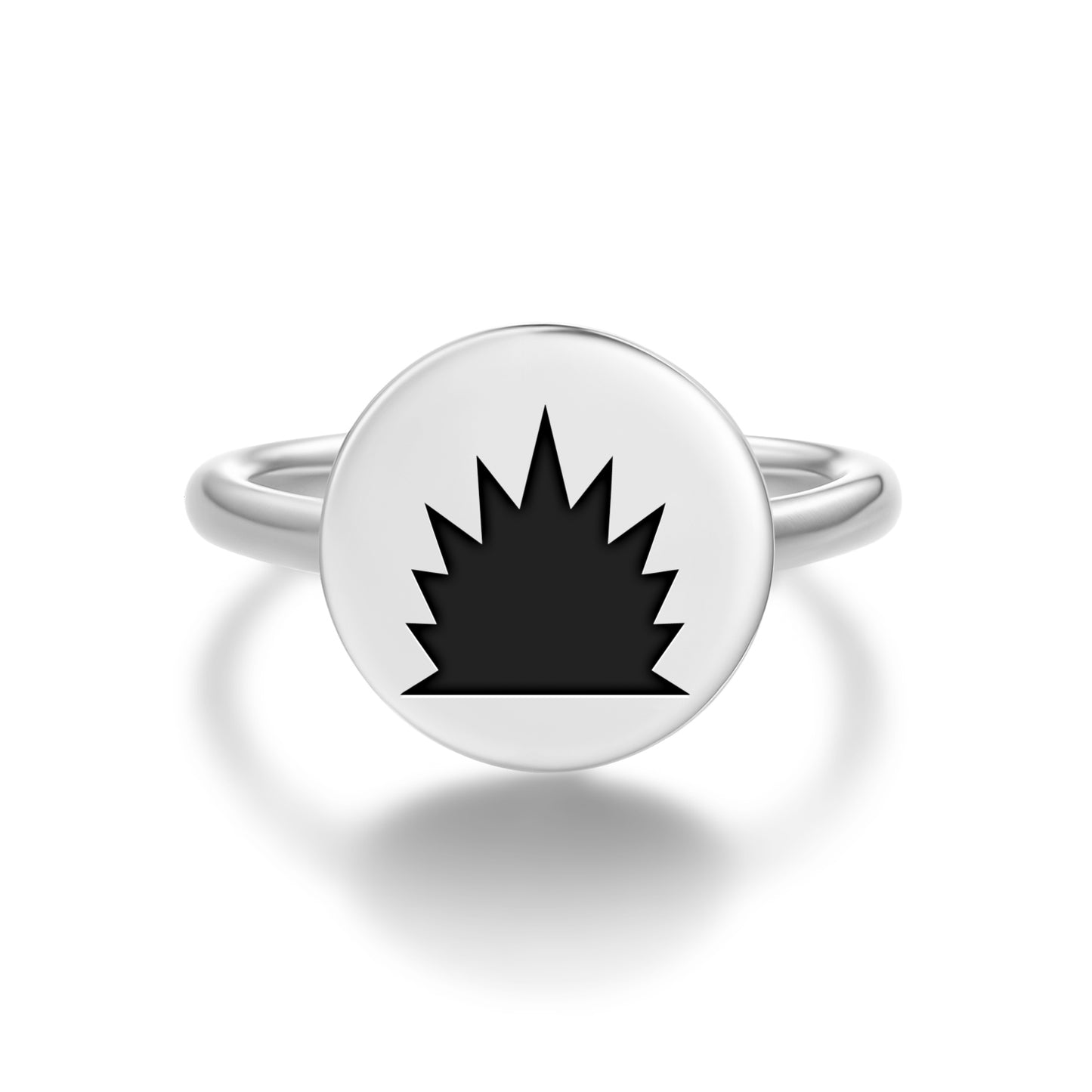 Owia a Repue Adinkra Symbols Adjustable Open Ring