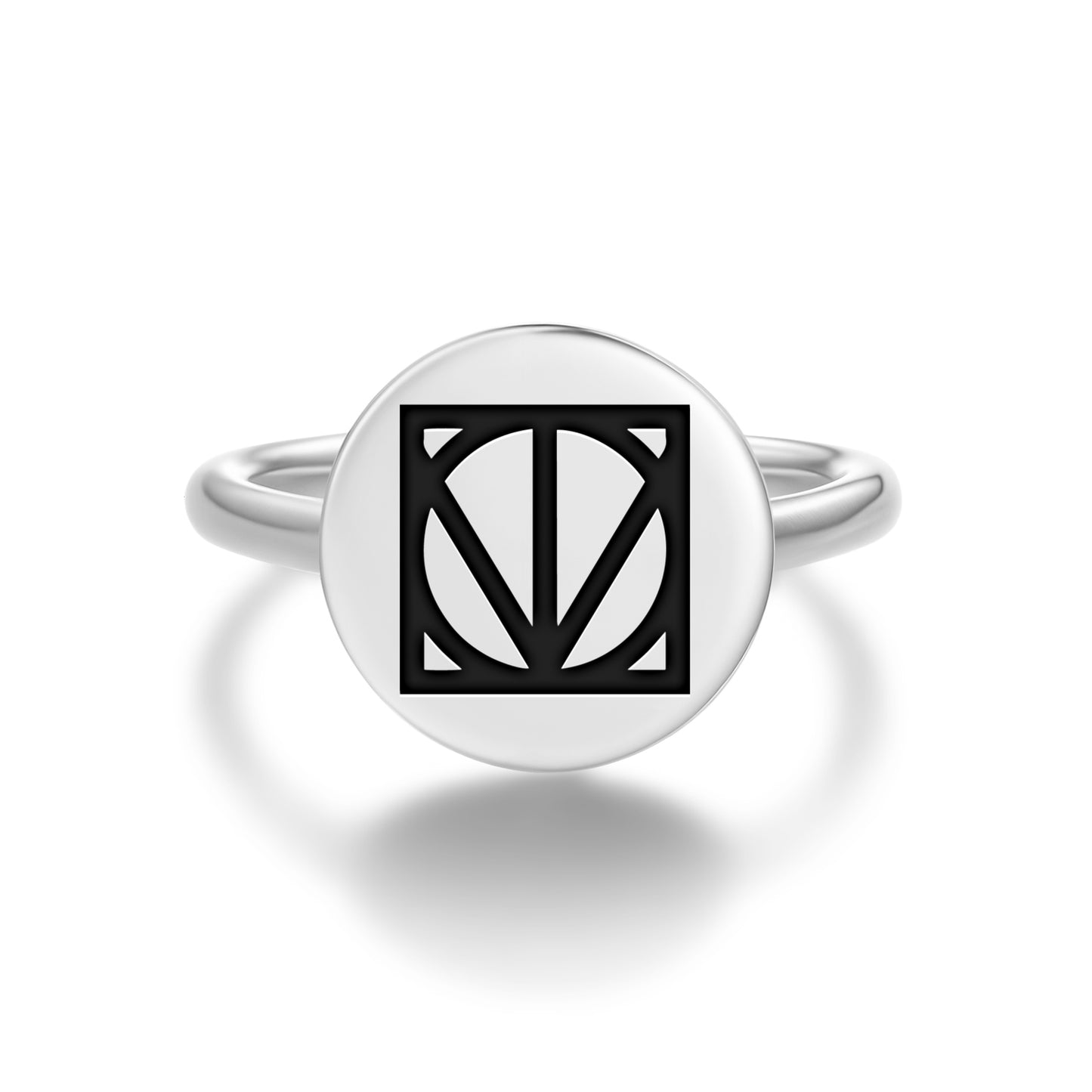 Nea Ope Se Obedi Hene Adinkra Symbols Adjustable Open Ring