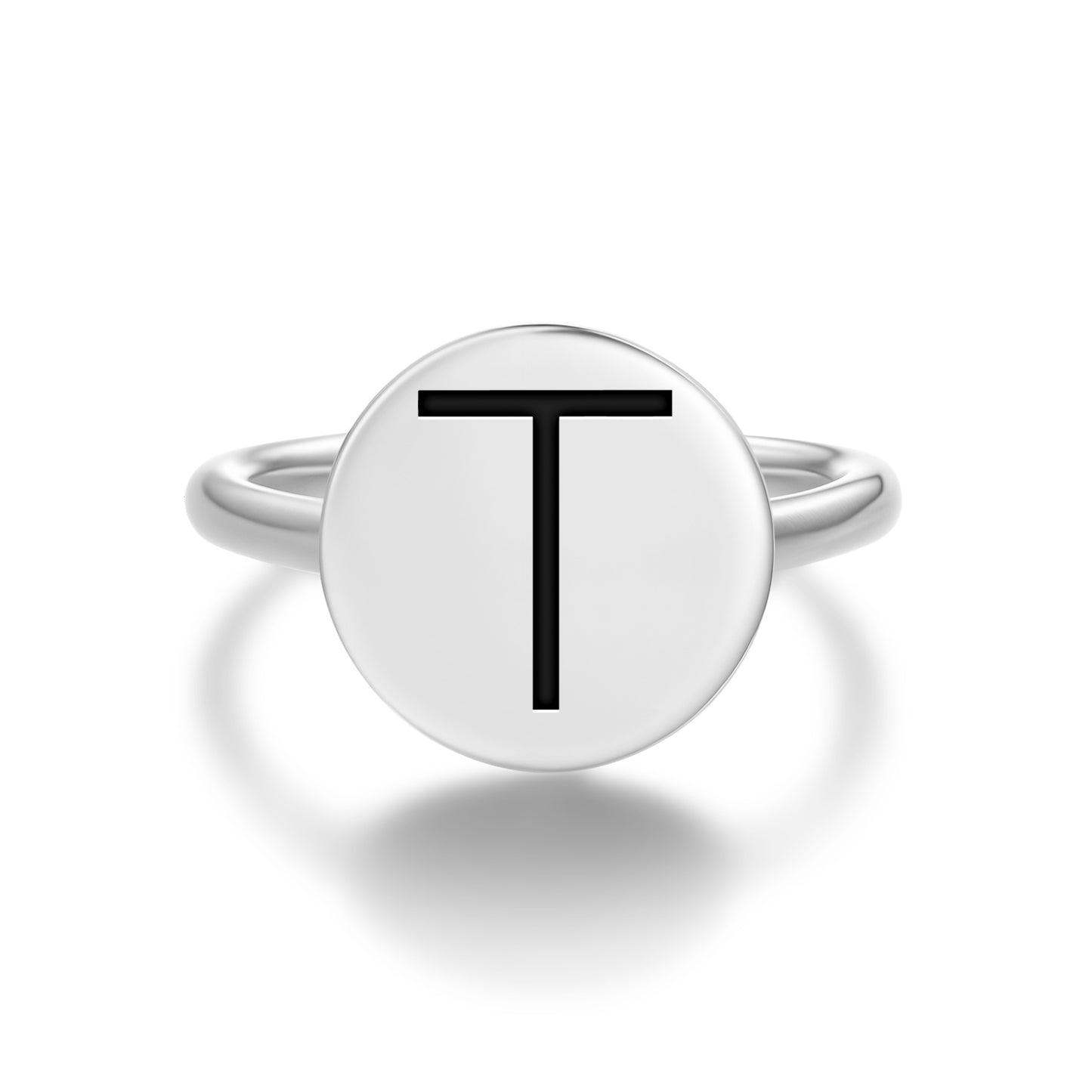 Tau Cross – Crux Commissa Christianity Symbols Adjustable Open Ring