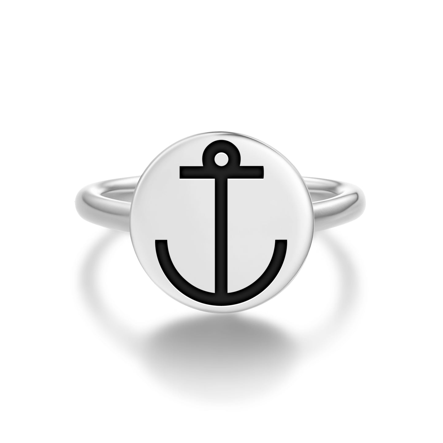St. Clement's Cross Christianity Symbols Adjustable Open Ring