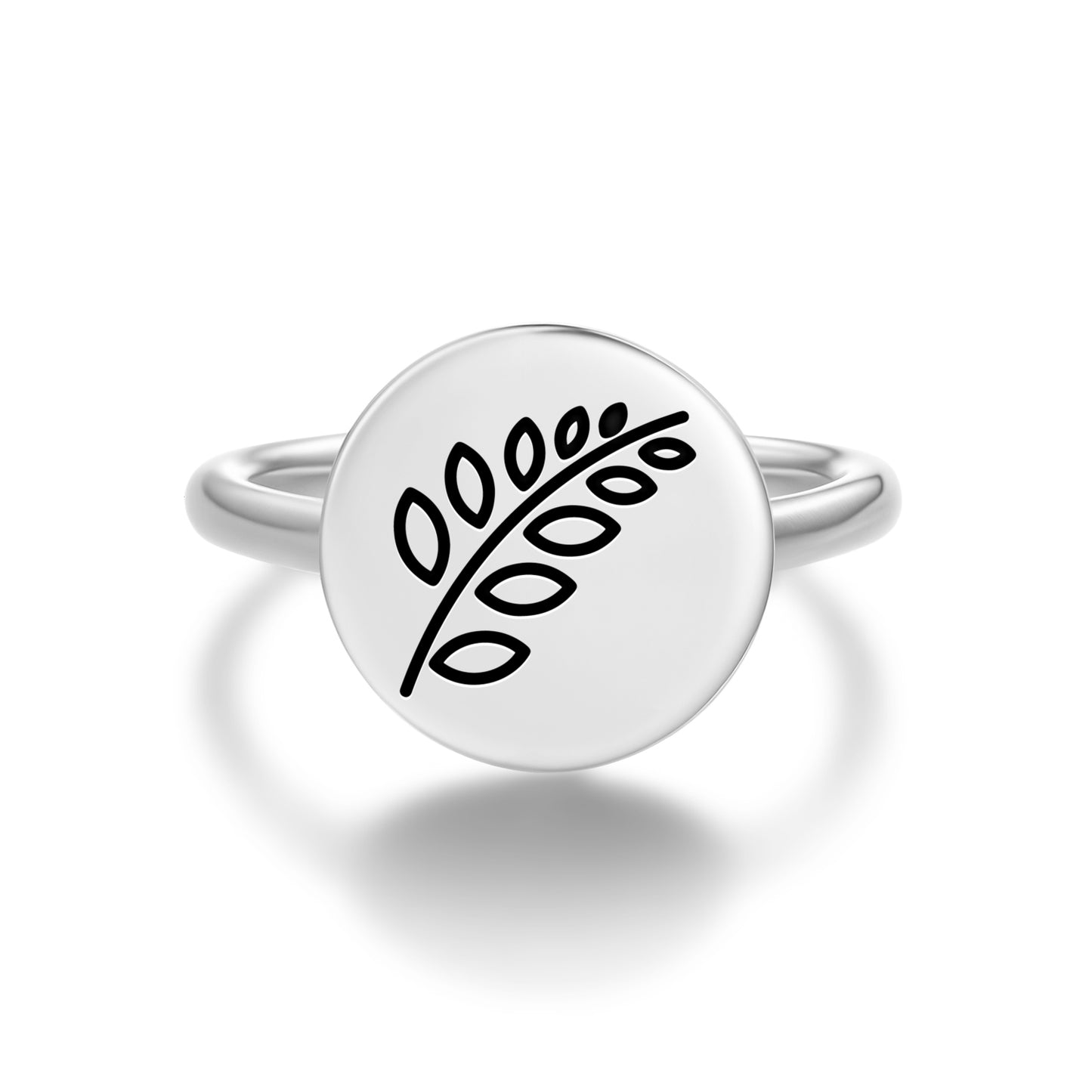 Sprig of Acacia Acacia Tree Freemasonry Symbols Adjustable Open Ring