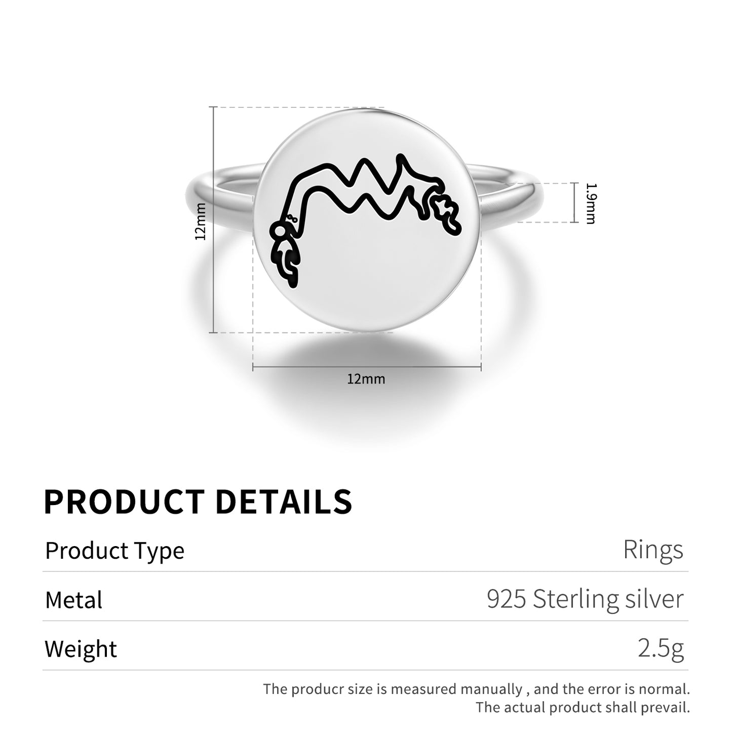 Sea Snakes Nazca lines Symbols Adjustable Open Ring