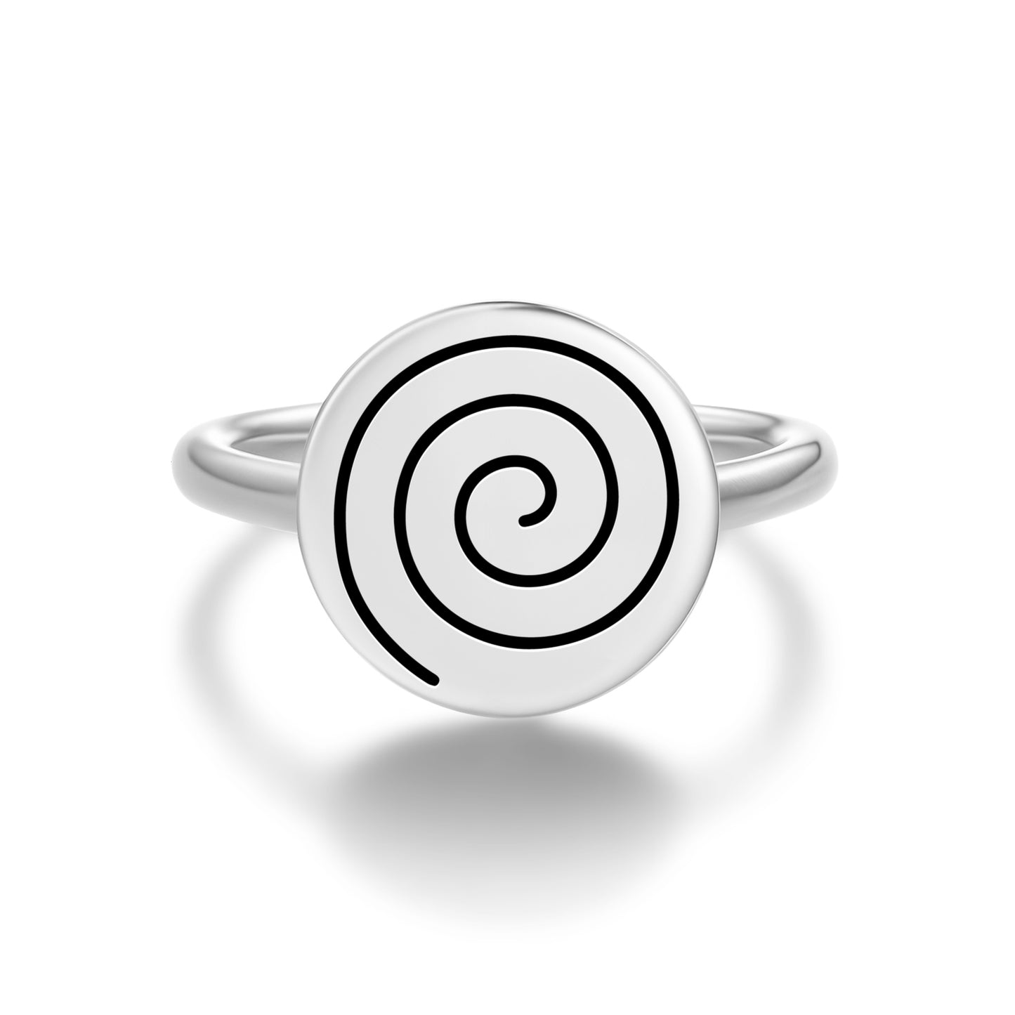 The Spiral Nazca lines Symbols Adjustable Open Ring