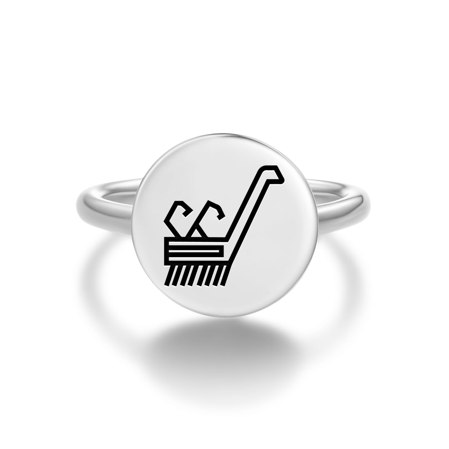 Dragon Persian Symbols Adjustable Open Ring