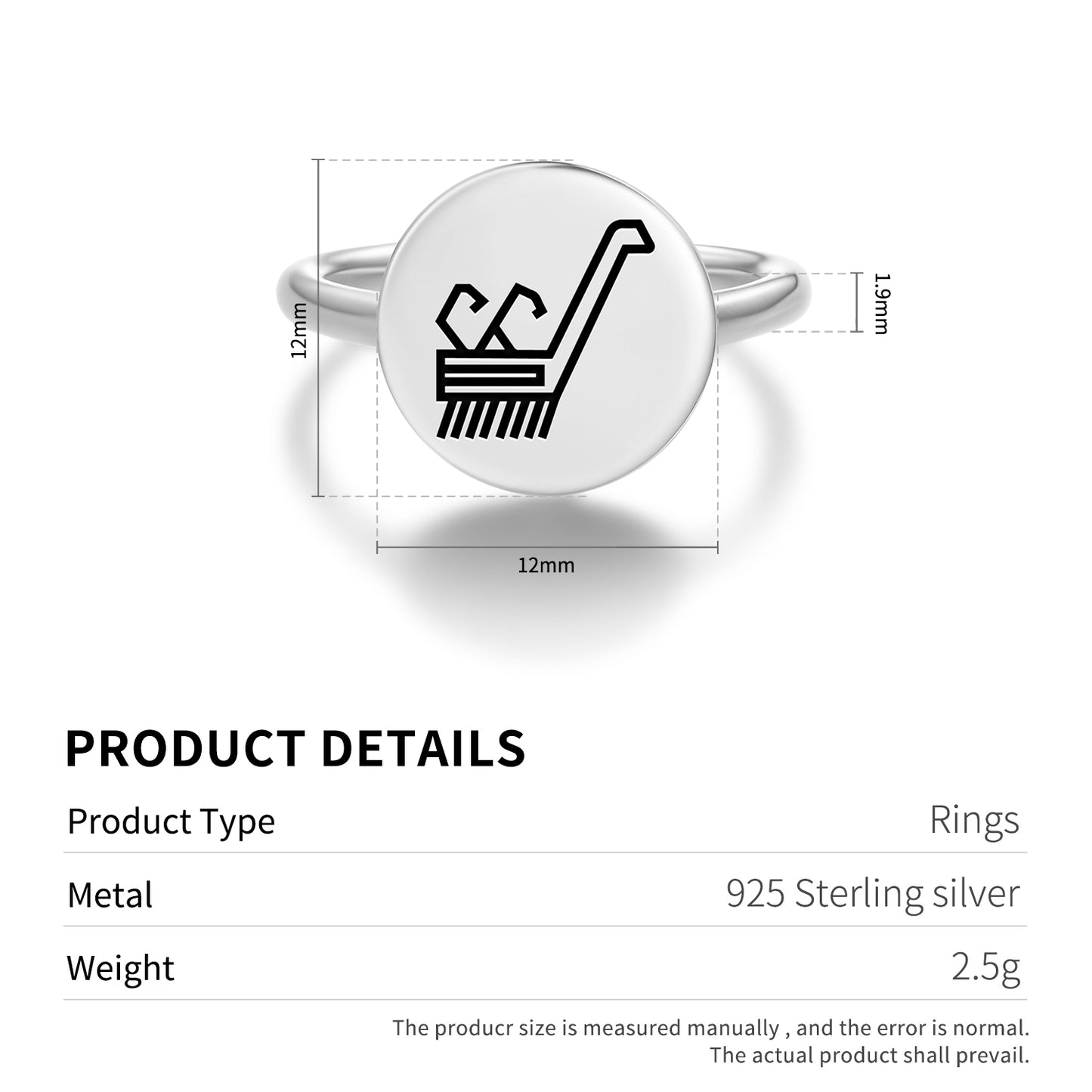 Dragon Persian Symbols Adjustable Open Ring