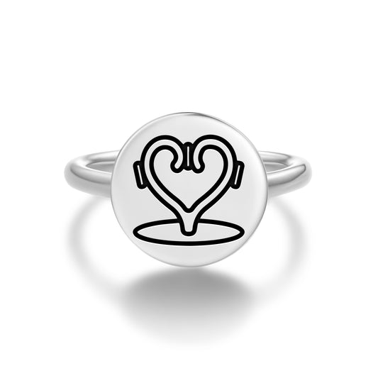 Ritual holder for incense sticks Persian Symbols Adjustable Open Ring