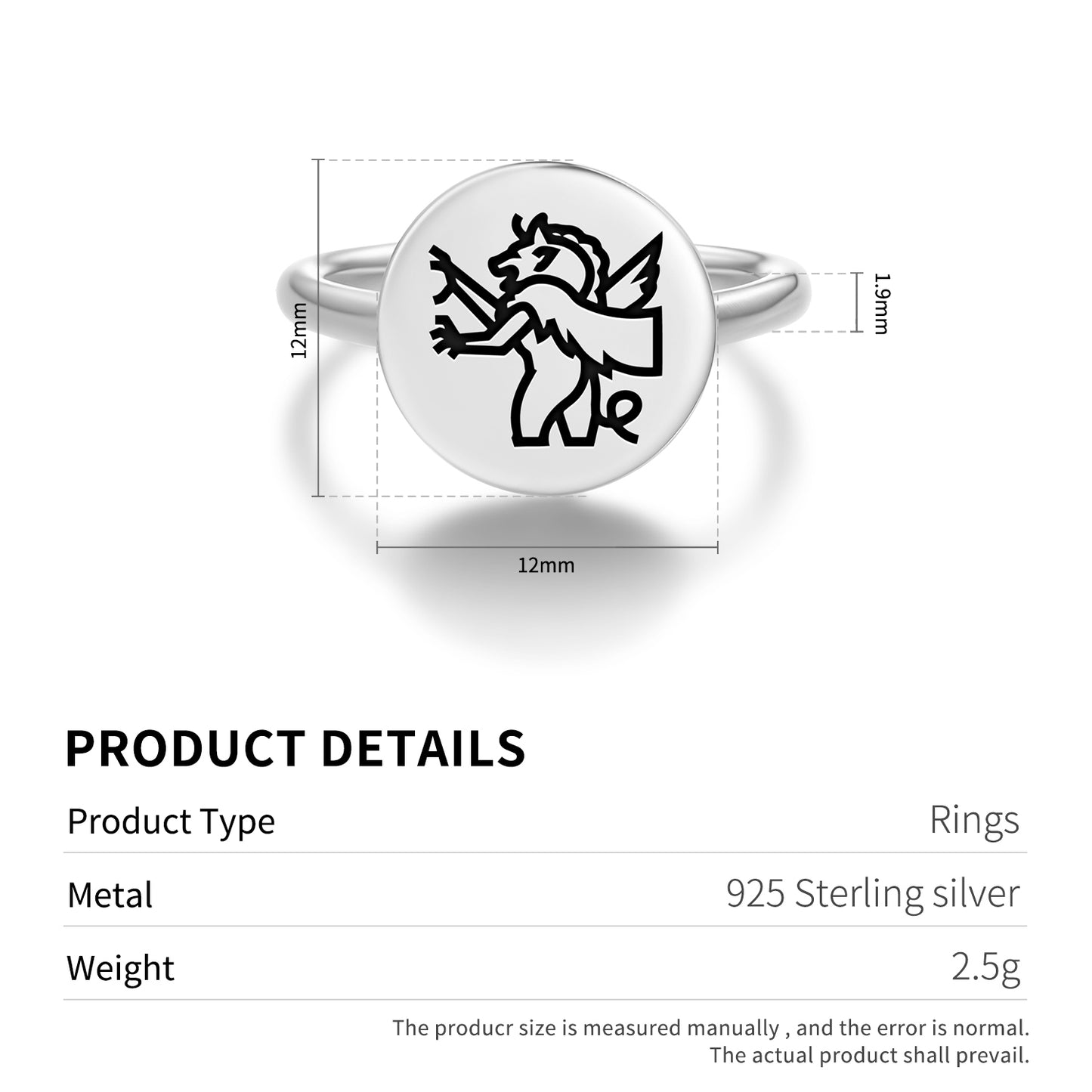 Angra Mainyu Ahriman Persian Symbols Adjustable Open Ring