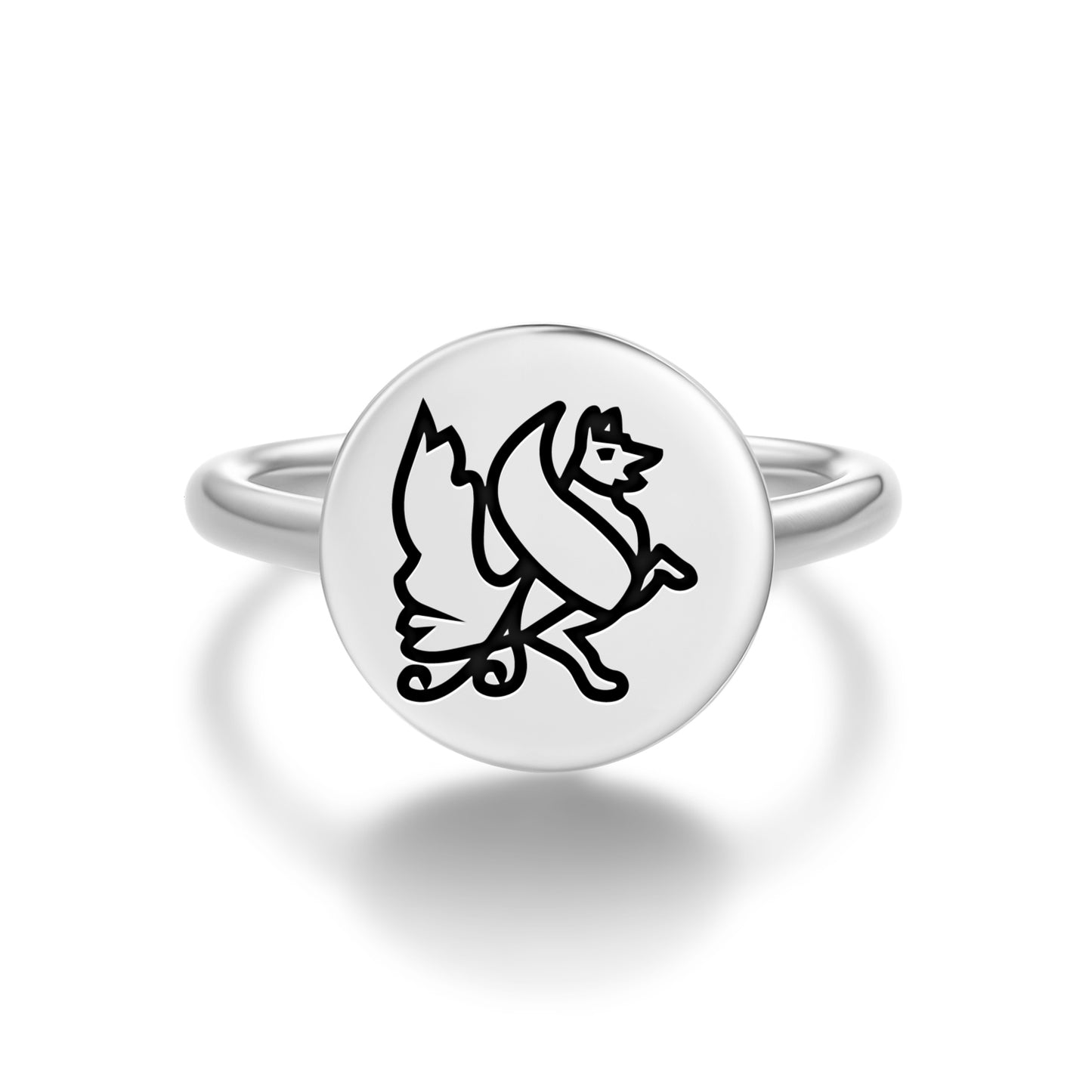 Saena Persian Symbols Adjustable Open Ring