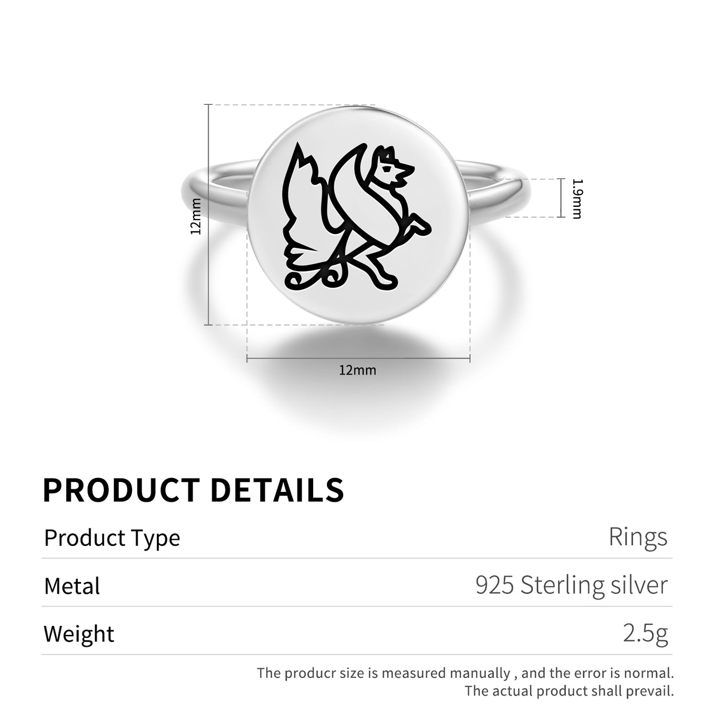 Saena Persian Symbols Adjustable Open Ring