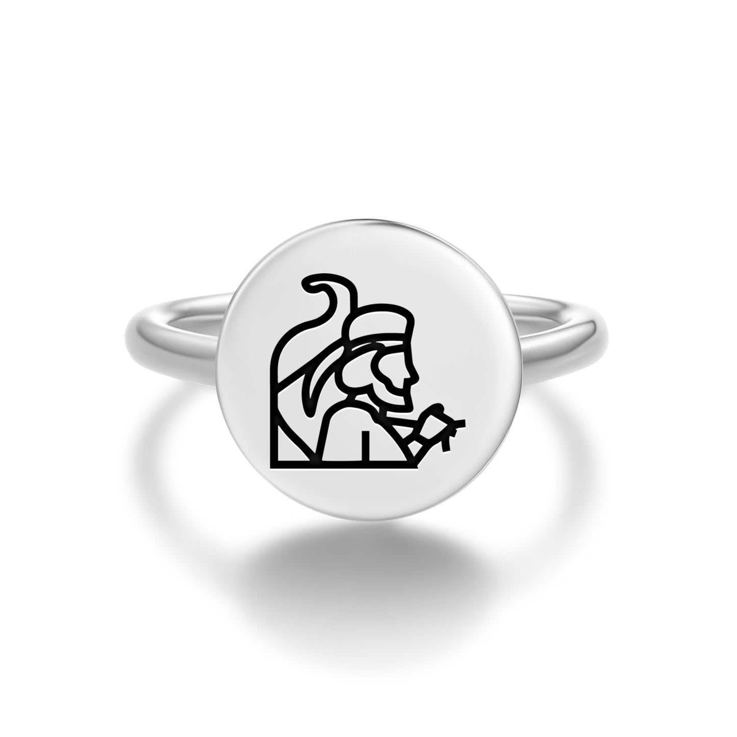 Persian archer Persian Symbols Adjustable Open Ring