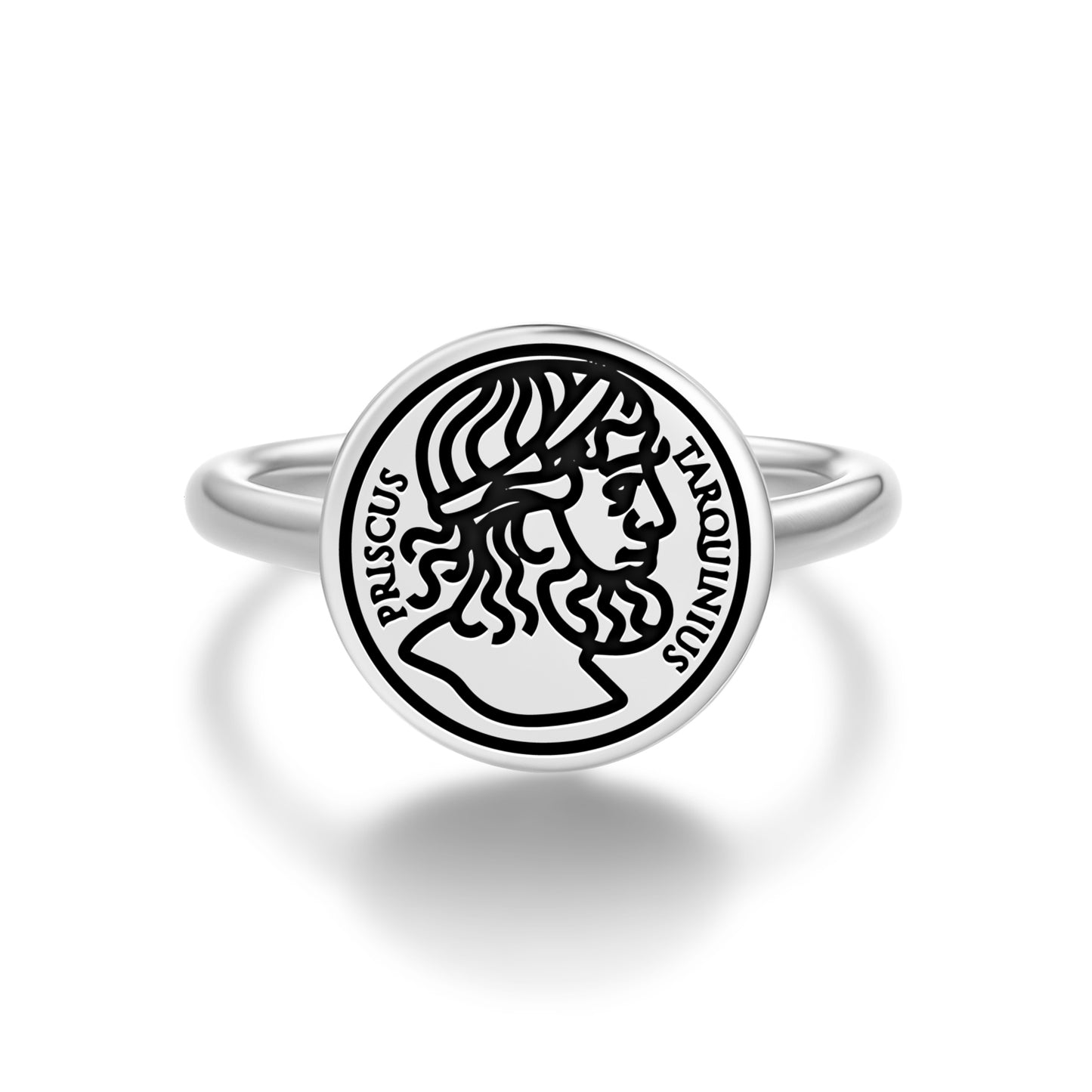 Tarquinius Priscus Roman Empire Symbols Adjustable Open Ring