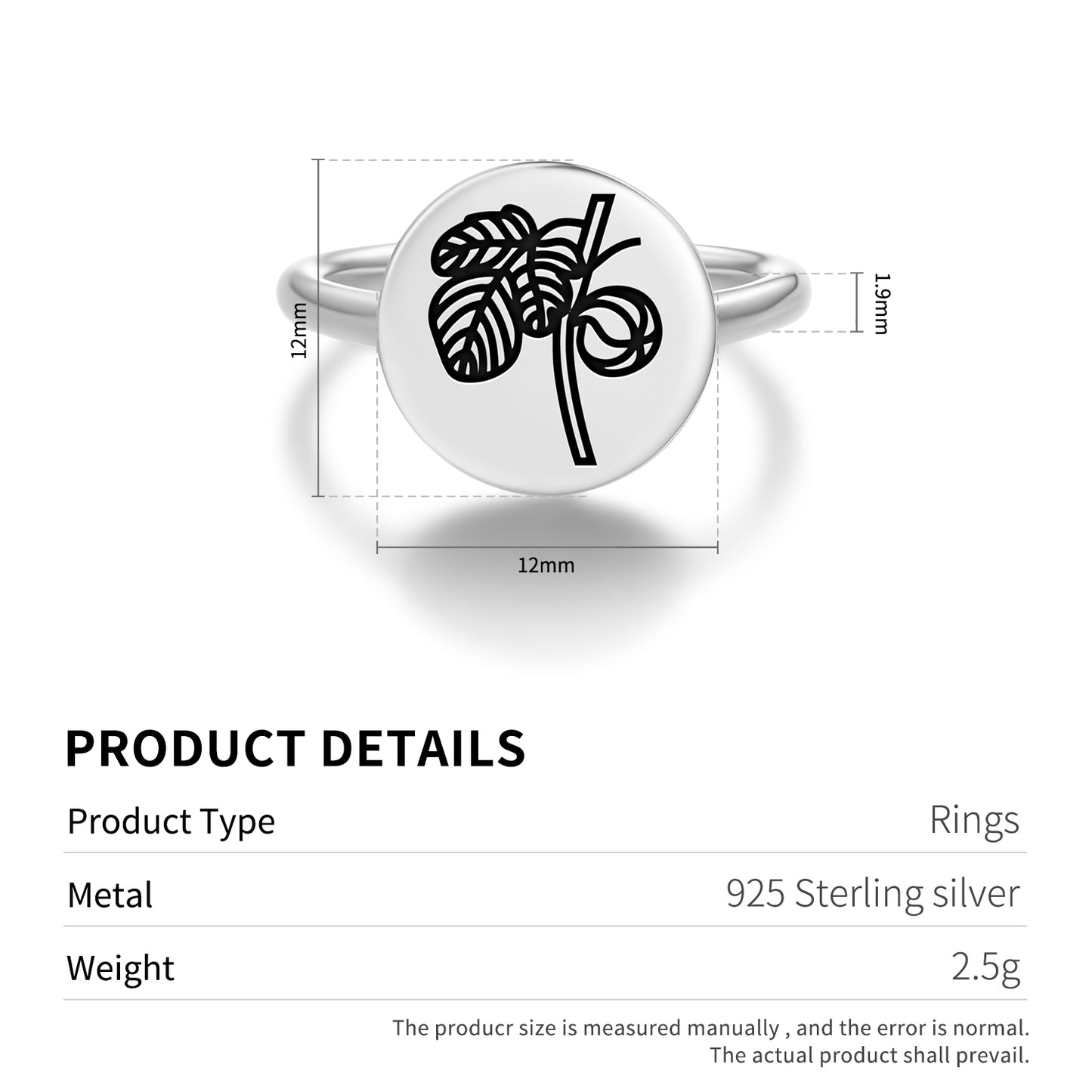 Fig Ficus Ruminalis Roman Empire Symbols Adjustable Open Ring