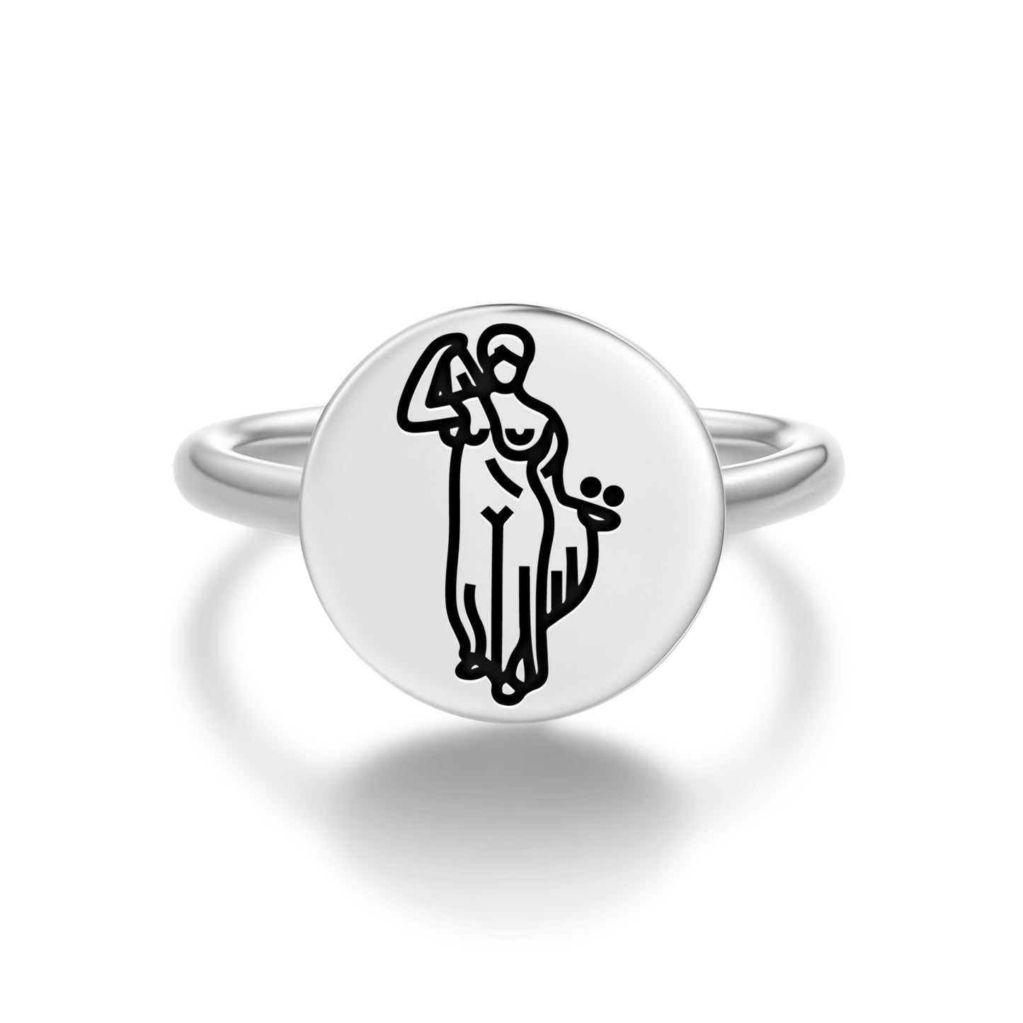 Venus Genetrix Roman Empire Symbols Adjustable Open Ring