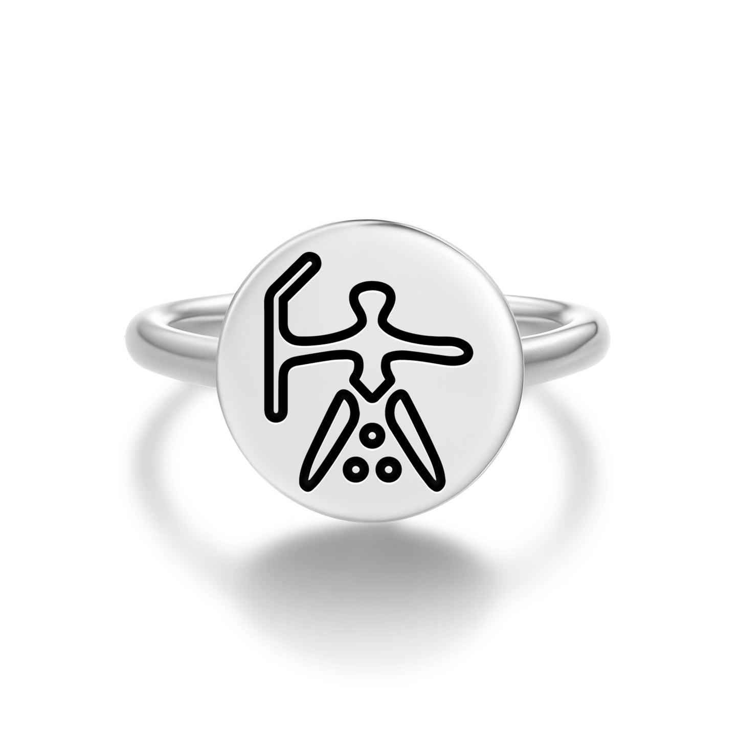 Ruohtta Sami Symbols Adjustable Open Ring