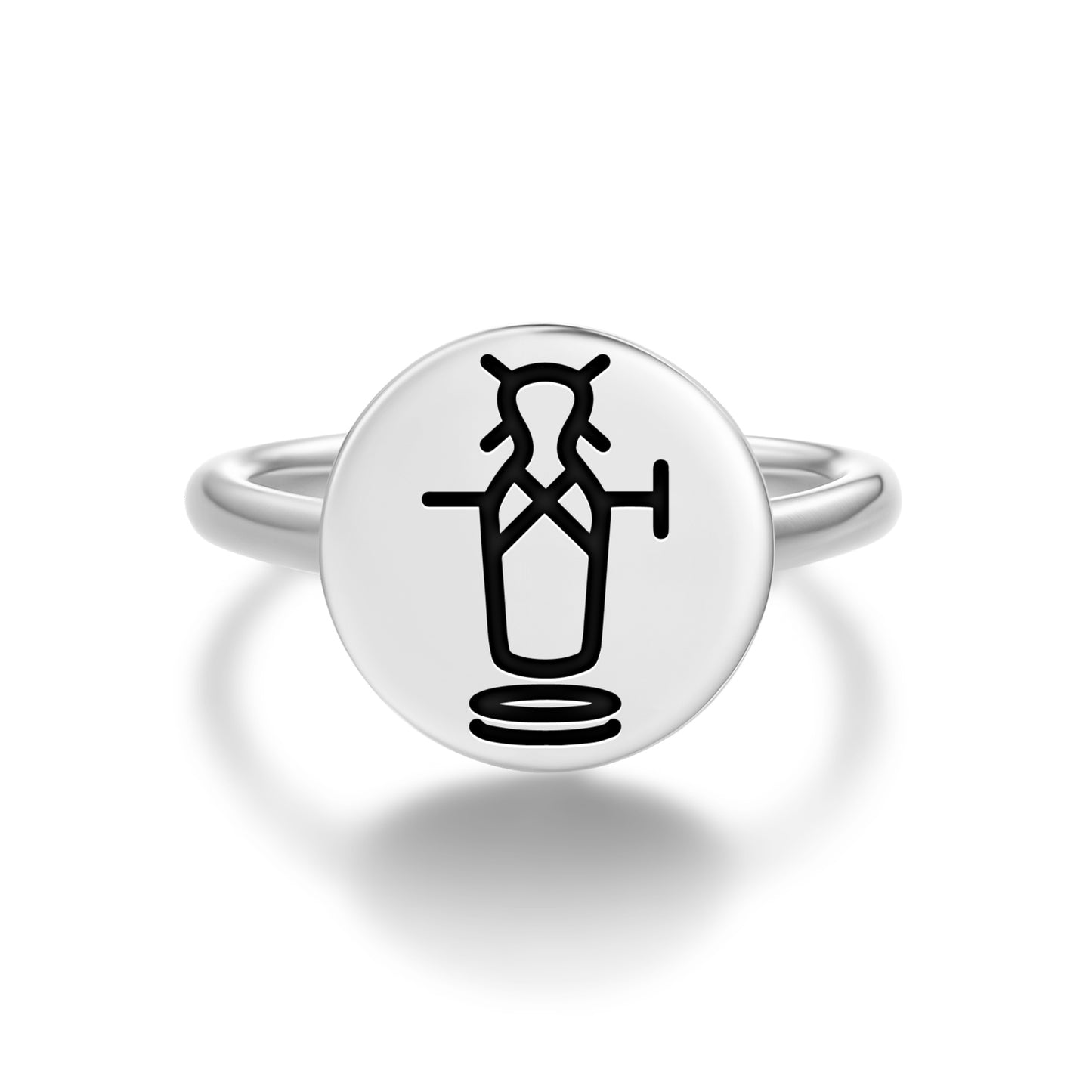 Kied Kie Jubmel Sami Symbols Adjustable Open Ring