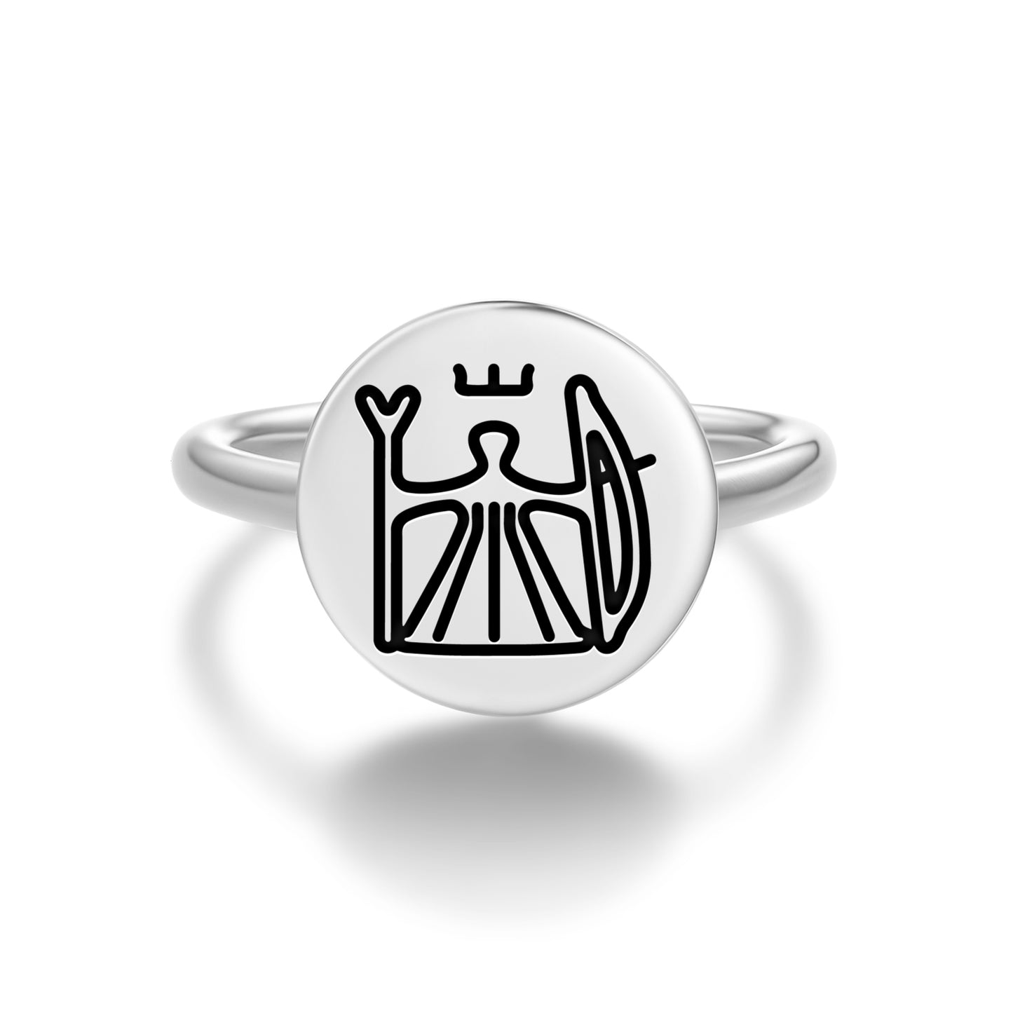 Juksakka Juksahkka Sami Symbols Adjustable Open Ring