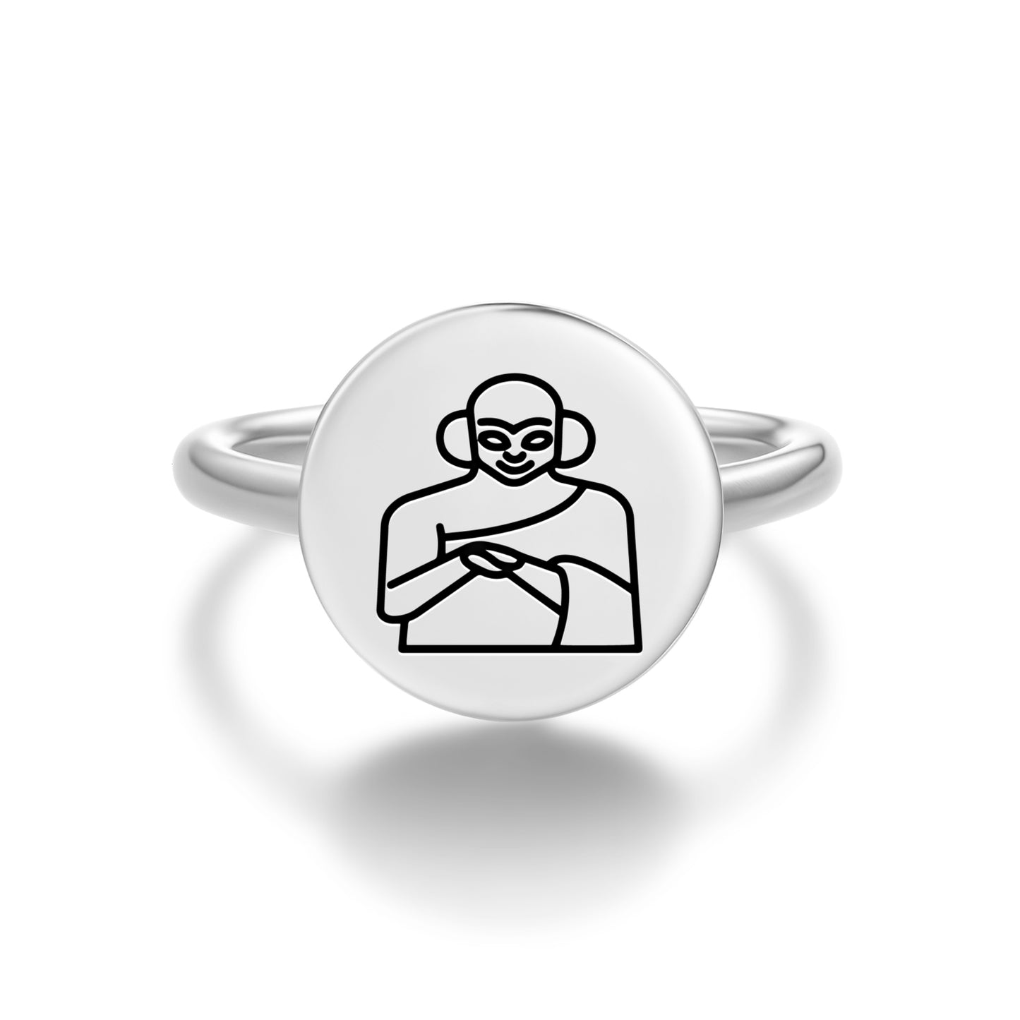 Namma Nammu Sumerian Symbols Adjustable Open Ring