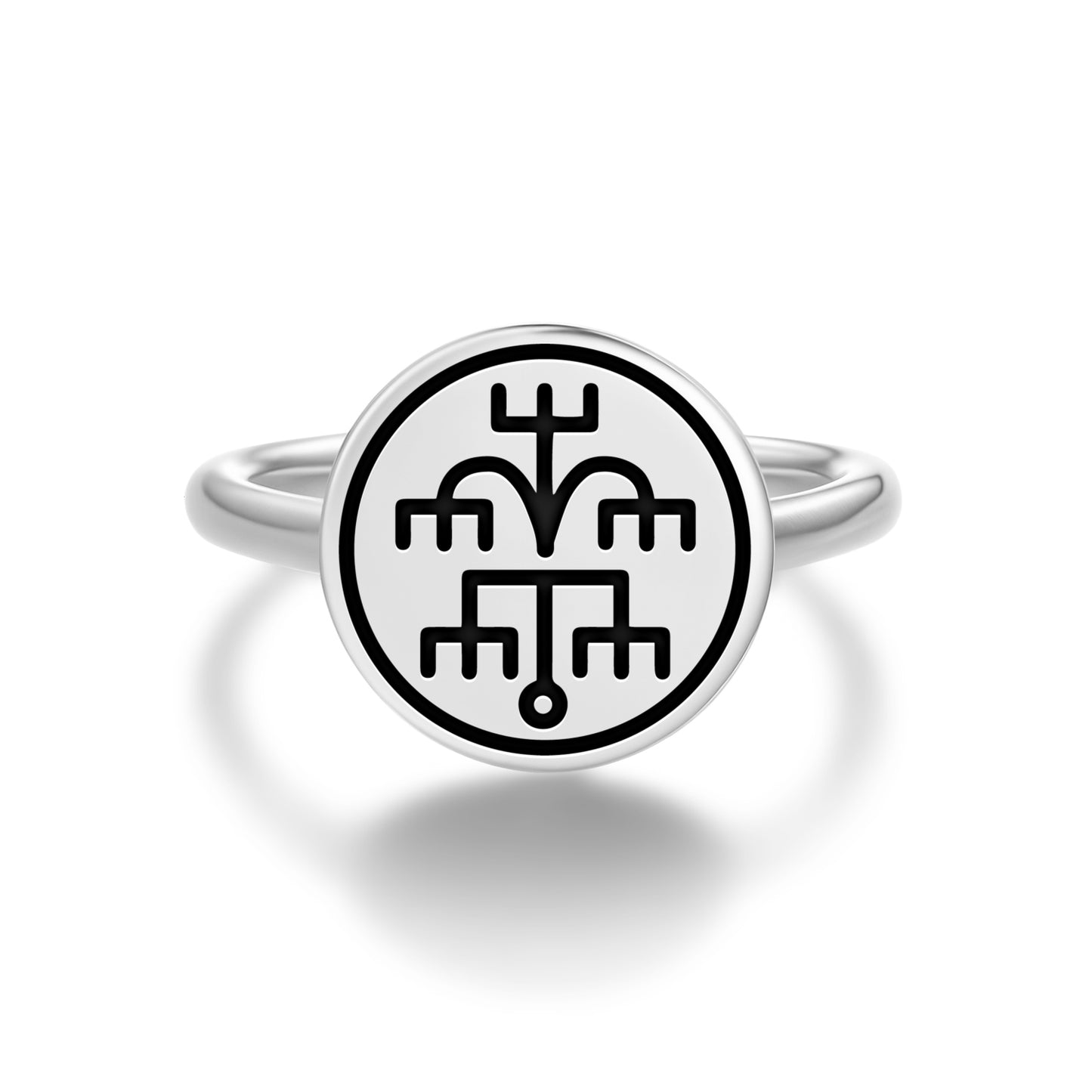 Babalu Aye Central America Symbols Adjustable Open Ring